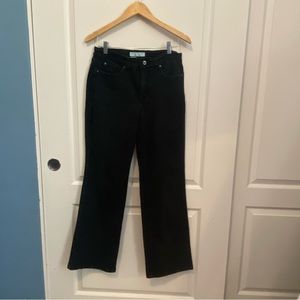 Charter Club Black Straight Leg Jeans